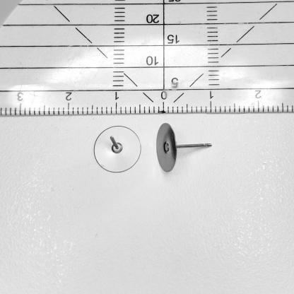 Korvakorutapit 10 mm titaani